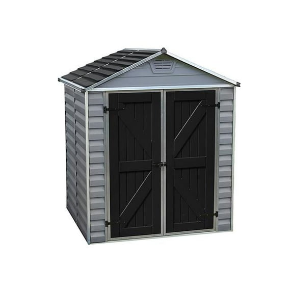 Canopia SkyLight Storage Shed - 6 x 5 ft. - Gray