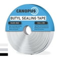 thumbnail image 1 of Canopus Butyl Seal Tape, Gray, 1/8-in x 3/4-in x 30-ft, Heavy Duty, Waterproof Sealant Putty Tape, Rubber Tape to Seal RV, Boat, Home Pipes and Car Windows Leaks, 1 of 10
