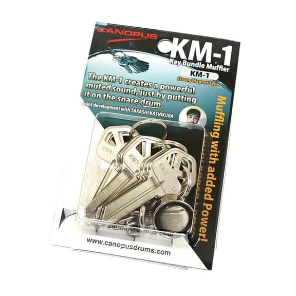 Canopus Drum Hardware 1060545 Brass Key Bundle Muffler System Muffling with Added Power KM-1