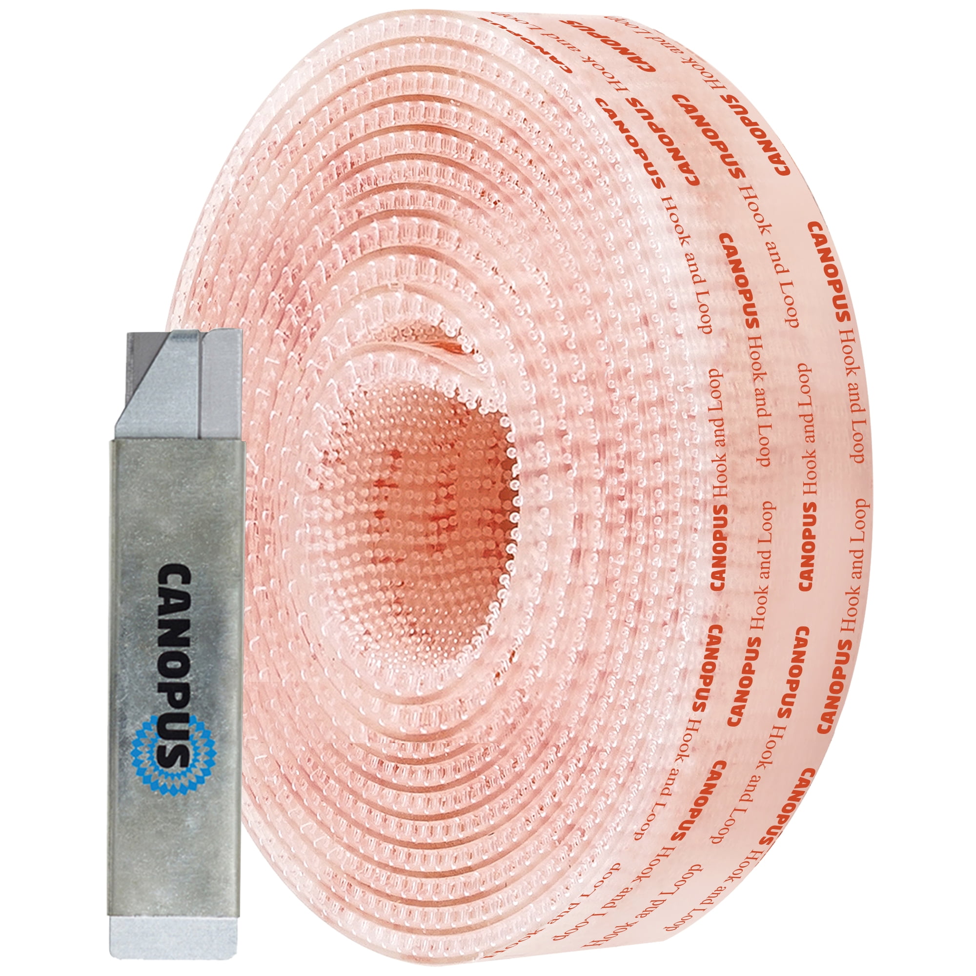 Canopus Hook and Loop Tape with Adhesive (1 in x 6 ft), Heavy Duty ...
