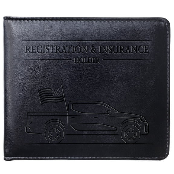 Canopus Magnetic Car Registration and Insurance Holder, Black, for SUV