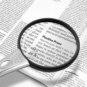 Canopus Magnifying Glass with Light: LED Magnifier with 2X and 4X Lens for Reading, Computer Repair, Jewelry