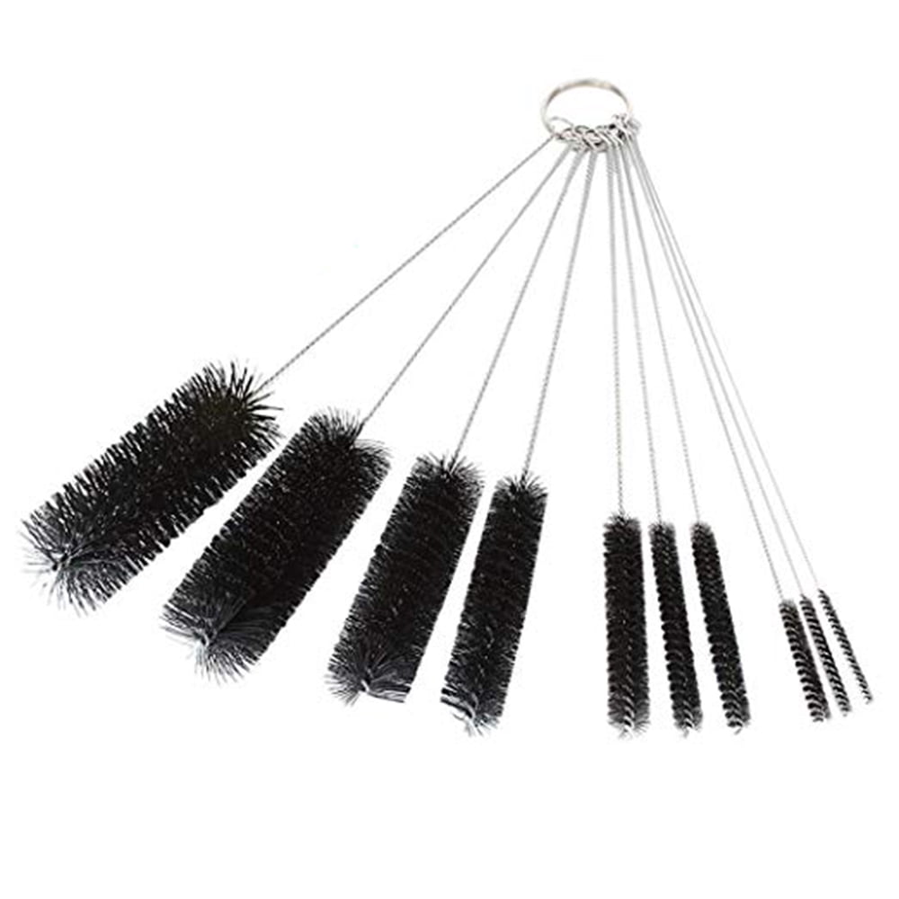 Canopus Nylon Tube Straw Brush Set: 8.2 Inch Small Bottle Brush Set for ...