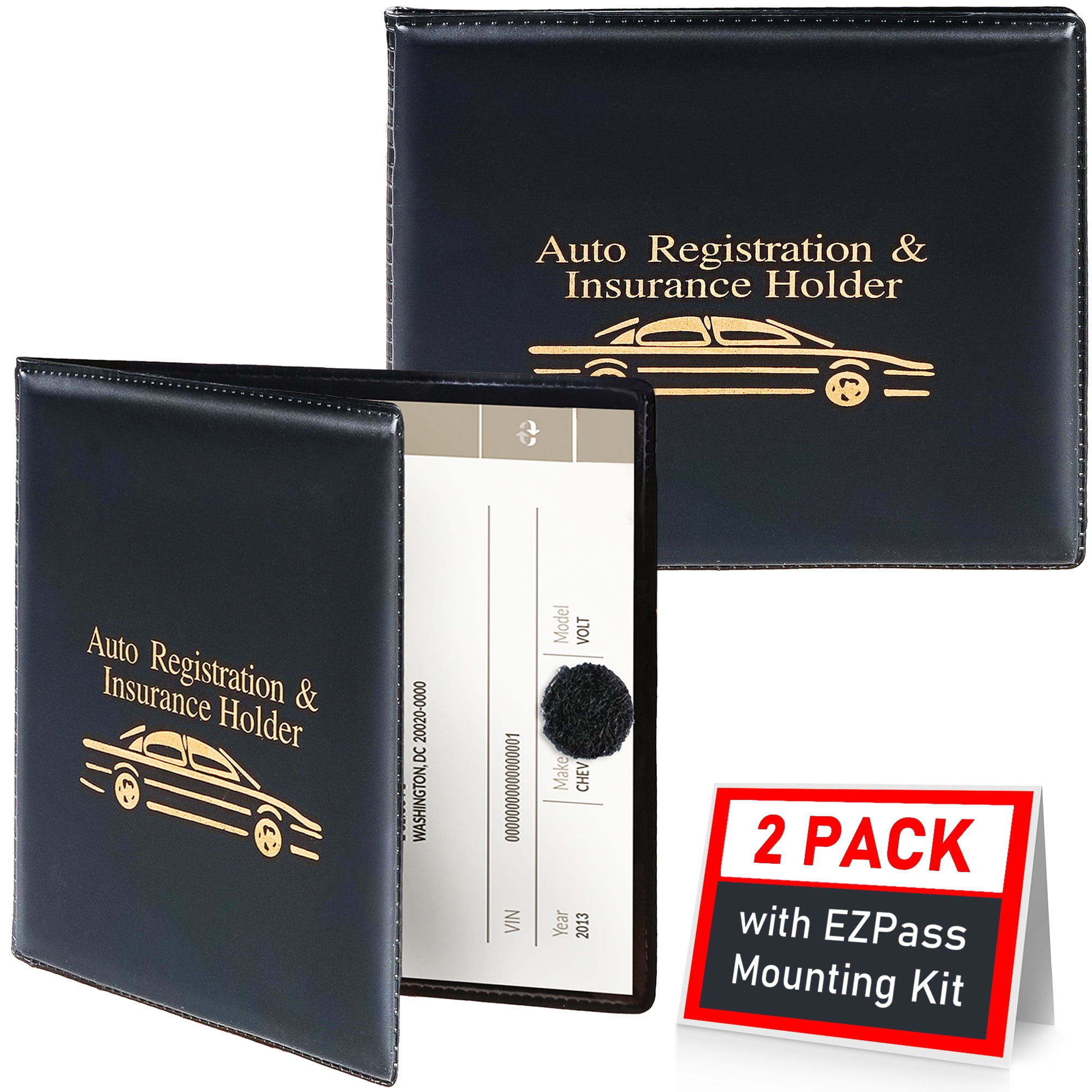 Canopus Registration and Insurance Card Holder, Car Document Holder, Wallet for Auto, Trailer