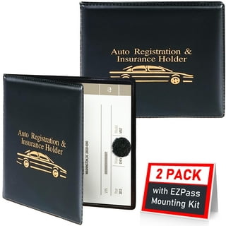 Autoboxclub - EZ Pass/IPass/Fastlane Mounting Kit - 8pcs (4sets) Reclosable Fastener with Alcohol Prep Pad