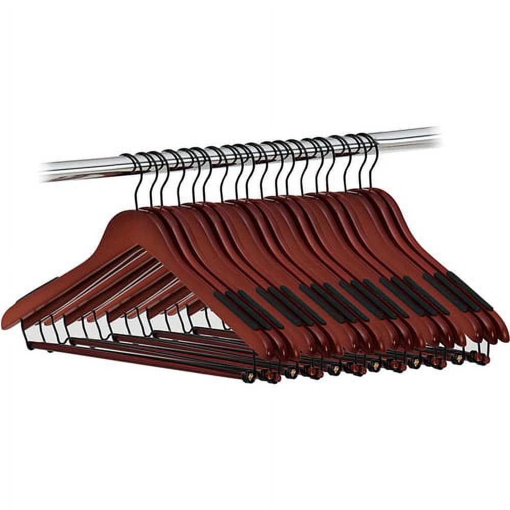 Canopy 18pk Suit Hangers with Locking Bar, Dark
