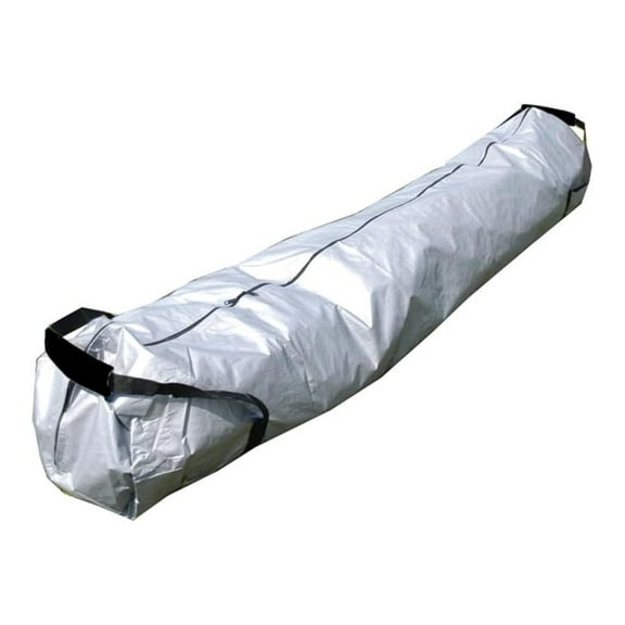 Canopy Bag with Handles - Silver 80 Inch - Heavy Duty PE Storage for Covers & Sidewalls - 2 Pack Required for Dual Units