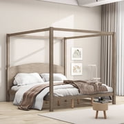 Canopy Bed Design | Personalize Bedroom Ambiance, Strong and Durable Frame | Save Bedroom Space Effectively