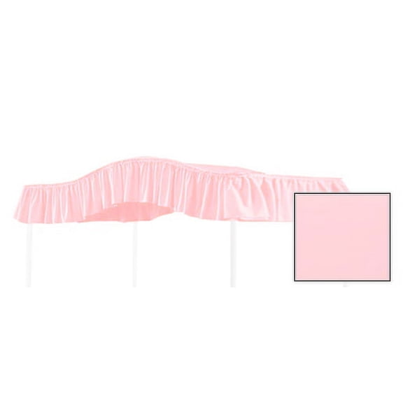 Canopy Drape Curtain - Crib Size - Solid Light Pink - Perfect to use on Your Existing Canopy Frame