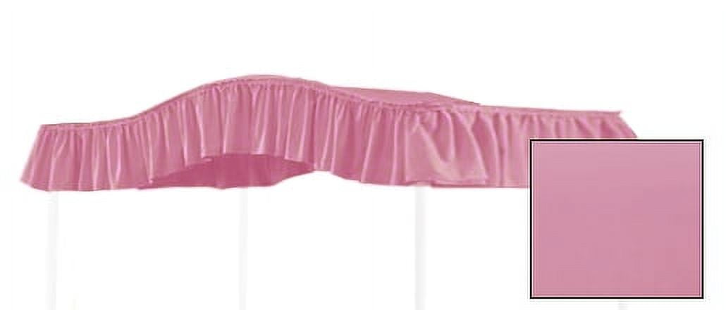 Canopy Drape Curtain - Crib Size - Solid Rose - Perfect to use on Your Existing Canopy Frame