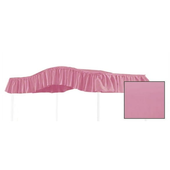 Canopy Drape Curtain - Crib Size - Solid Rose - Perfect to use on Your Existing Canopy Frame