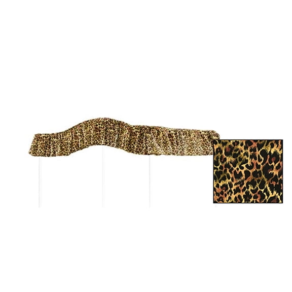 Canopy Drape Curtain - Twin Size - Cheetah Small Animal Print - Perfect to use on Your Existing Canopy Frame