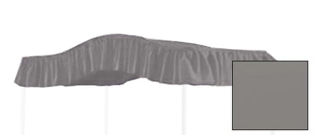 Canopy Drape Curtain - Twin Size - Solid Gray - Perfect to use on Your Existing Canopy Frame