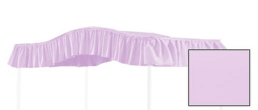 Canopy Drape Curtain - Twin Size - Solid Lavender - Perfect to use on Your Existing Canopy Frame