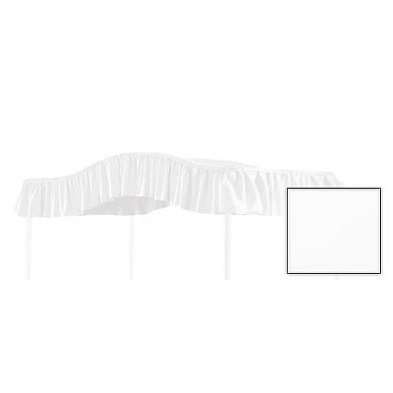 Canopy Drape Curtain - Twin Size - Solid White - Perfect to use on Your Existing Canopy Frame