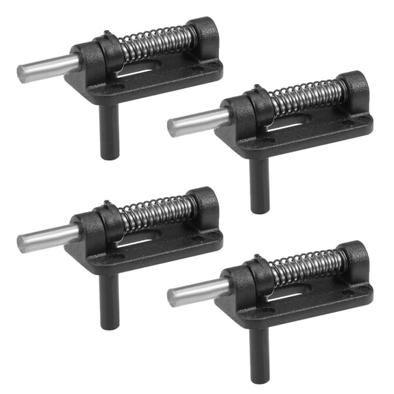 Canopy Hatch Lock Latches for RC Airplane Cockpit Fixing, 23.5x13x8mm Black 4pcs