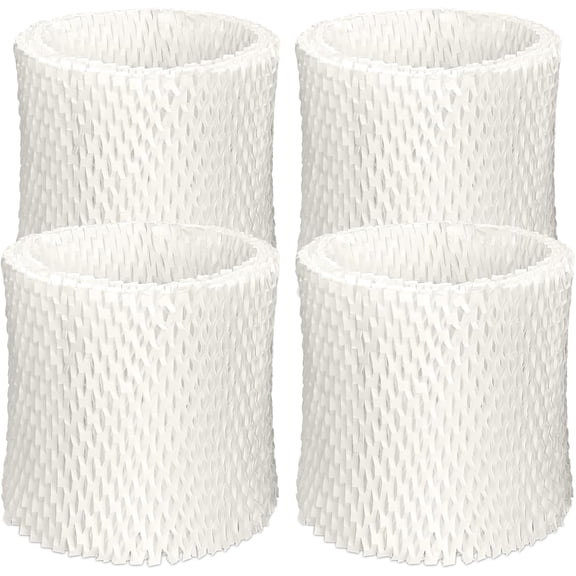 Canopy Humidifier Filter Replacement Compatible with Bedside & Nursery Humidifiers Wood Pulp Paper Honeycomb Filters(4pcs White)