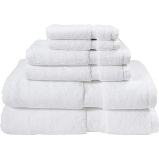 Canopy Lane 100% Cotton Ultra-Absorbent Bath Towel Set - 6-Piece, Grey Mist  - Save 51%