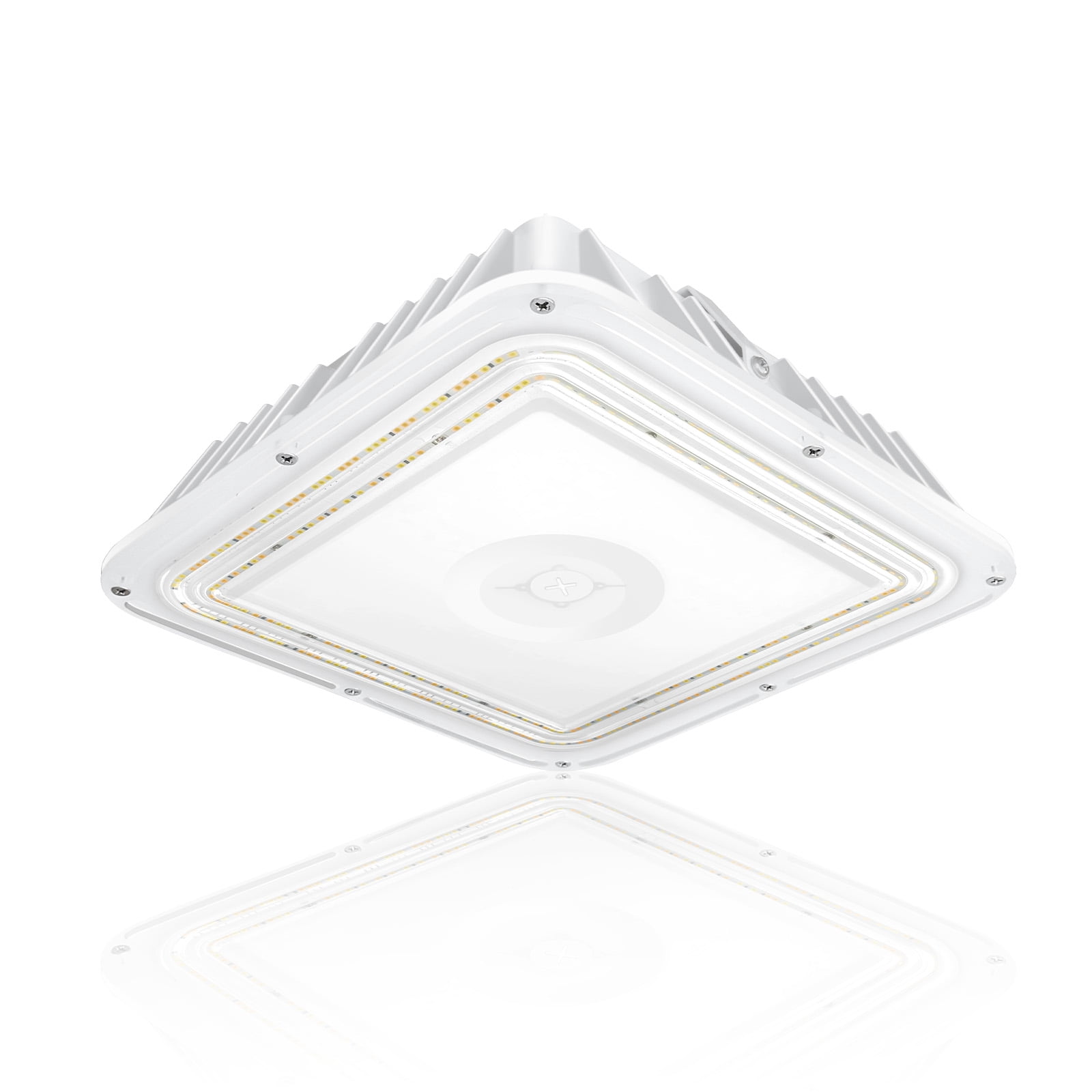 Canopy Lights Outdoor, 60/70/80W, 3000/4000/5000K Selectable, Up To 11200LM,Waterproof Led Lights for  Gas Station, Garage, Carport, AC120-277V Commercial Grade