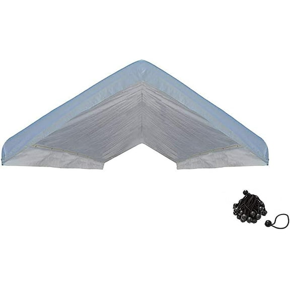Canopy Roof Cover Valance Canopy Replacement Top (White) (12'x20')