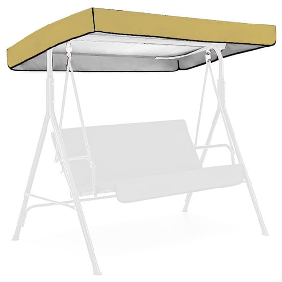 Canopy Swing Top Rain Cover Garden Courtyard Outdoor Patio Swing Seat Waterproof Roof Canopy Swing Chair Awning