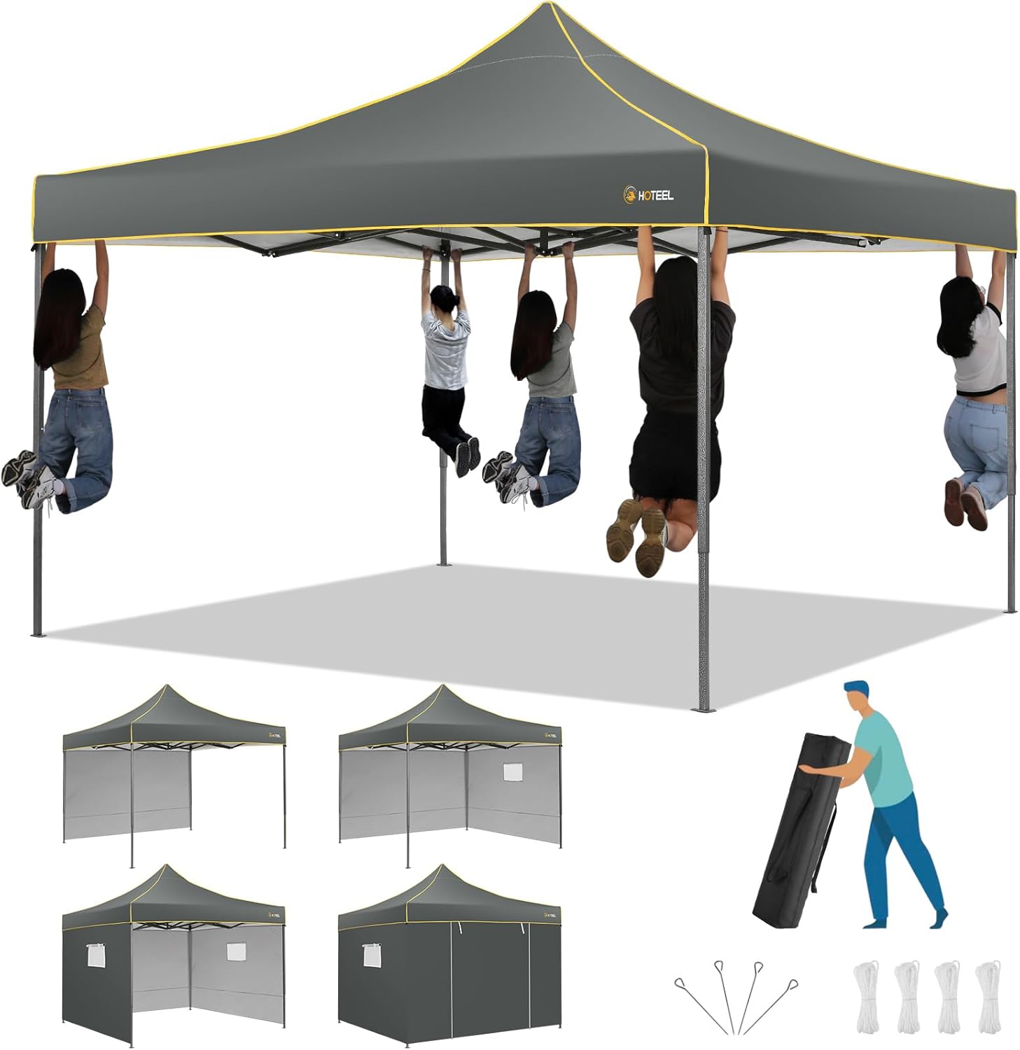 Canopy Tent 10x10 Pop Up Canopy, Ez Up Canopy wit…