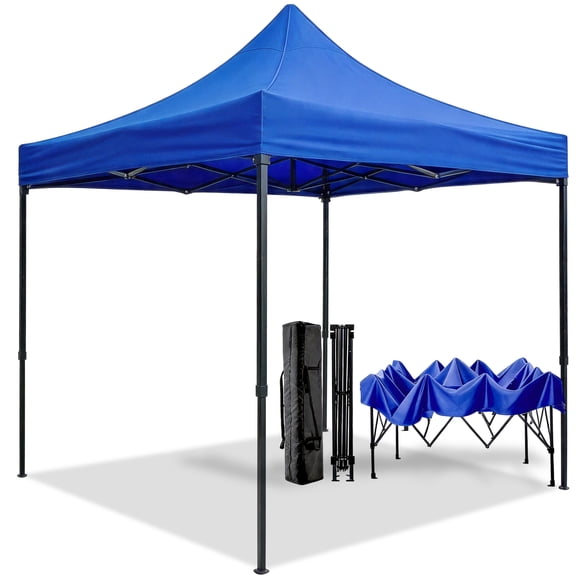 10x10 FT Pop Up Canopy Tent, Easy Setup Canopy Tent for Outside, Portable Outdoor Tent Canopy, Suit for Camping, Events, Parties, Garden, Beach