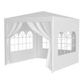thumbnail image 1 of Canopy Tent,10x10 ft Party Tent Outdoor Heavy Duty Gazebo Wedding Canopy, 4 Removable Walls Canopy,White, 1 of 7