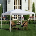 thumbnail image 1 of Canopy Tent for Outside, 10' x 10' Outdoor Party Tent without Removable Sidewalls, Outdoor Wedding Canopy Tent Gazebo Tent, Backyard Tent for Camping BBQ, L6002, 1 of 10