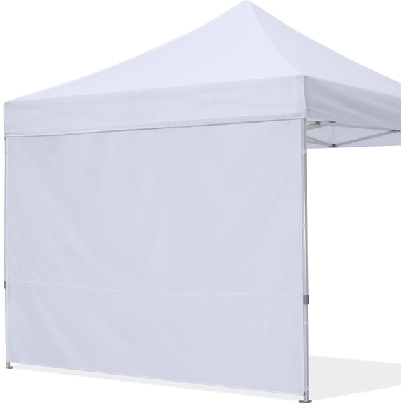 Canopy Tent Sidewall for 10x10 Pop Up Canopy, 1 count, White