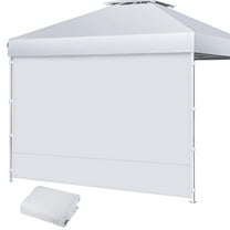 Canopy Tent Sidewalls, Weatherproof 300D Oxford Cloth Sidewalls for 10' x 10' Pop Up Canopy, Sun Rain Protection Canopy Tent Sidewall for RV Camping Beach Yard Stall, Instant Assembly