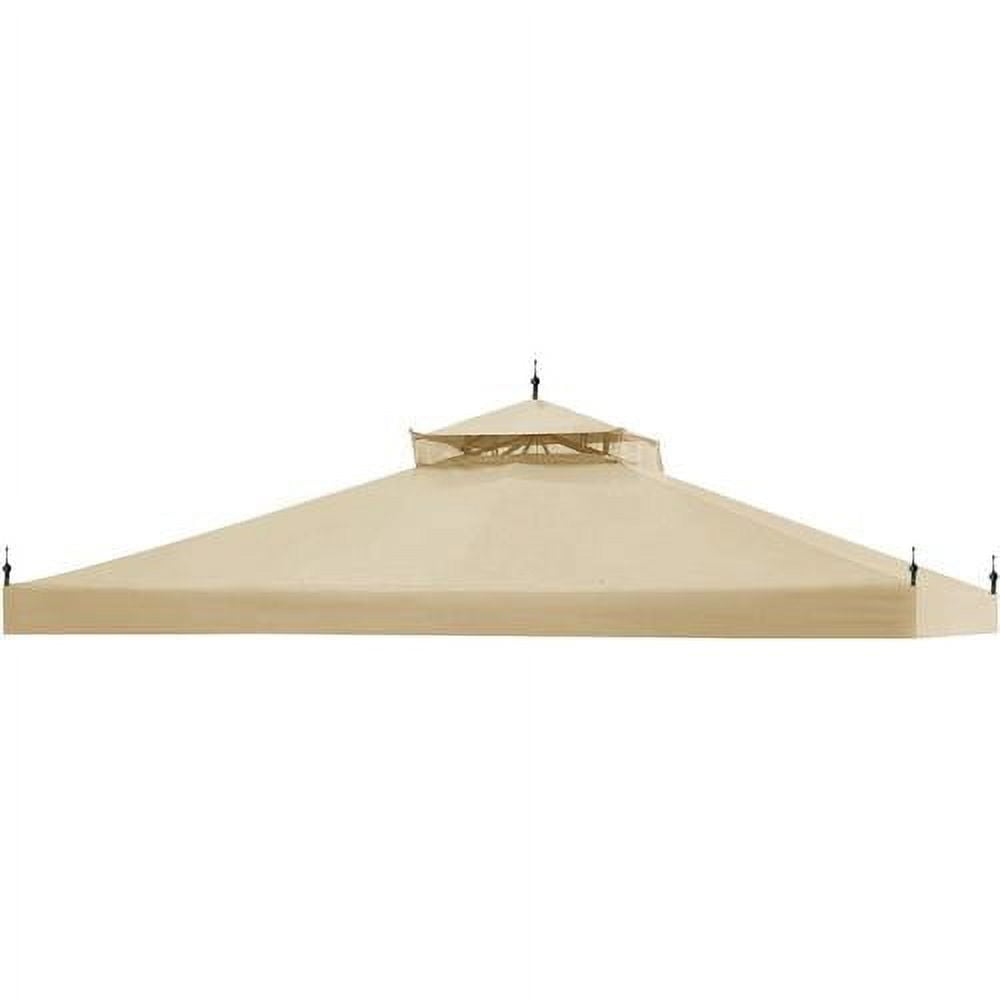 Canopy Top Replacement Beige For 2Tier Sunjoy LGZ288PST4D Gazebo