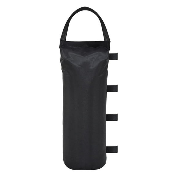 Canopy Weight Bags, Black Sandbags for Tent, 4-Pack Canopy Weight Bags, Heavy-Duty Sandbags for Gazebo Tent Legs, Outdoor Market Stall Weights with Carry Handles