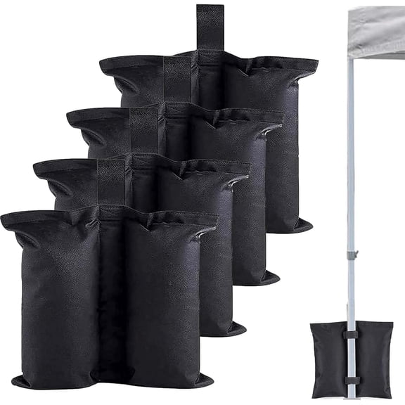 Canopy Weights 112 LBS Sand Bags Canopy Gazebo Tent Sand Extra Large Pop up Gazebos Weights Sand Bags for Ez Pop up Canopy Tent Outdoor Instant Canopies 4Pack