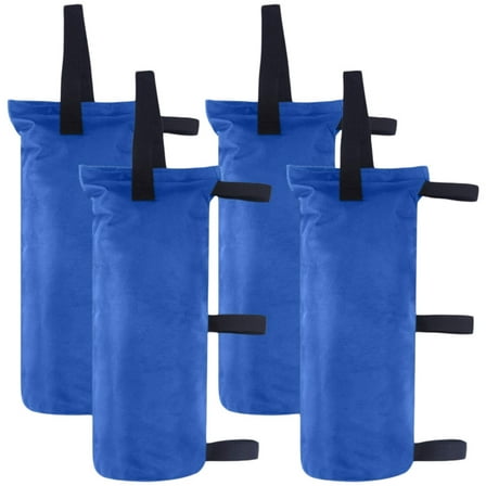 Canopy Weights, Sand Bags for Pop up Tent, Weight Bags for Outdoor Gazebo, Trampoline, Pergola, Blue (Without Sand)