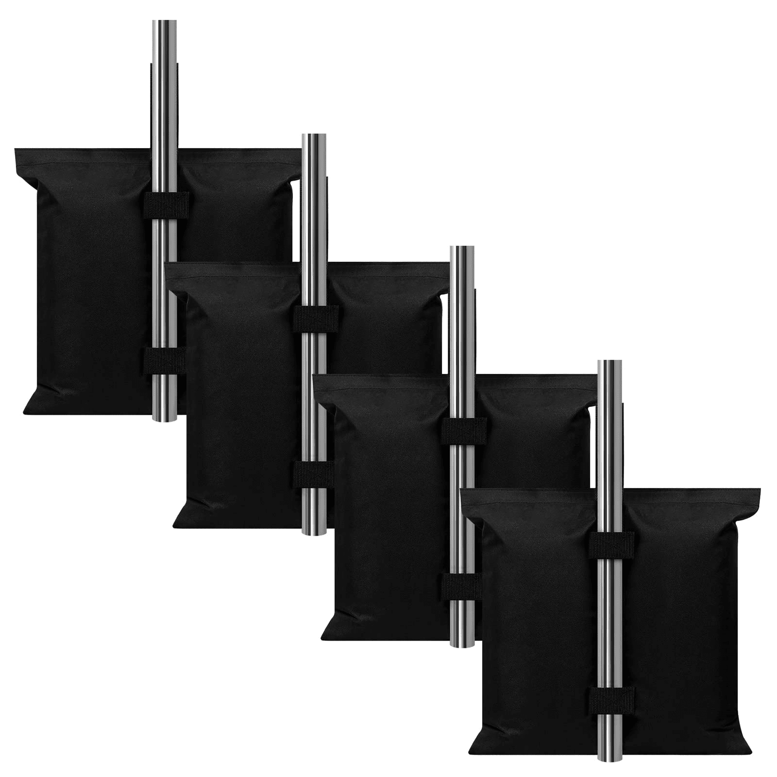 Canopy Weights Set of 4, 132LBS Black Sand Bags Weights for Canopy Legs