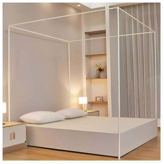 Canopy bed mosquito net holder four corner bed, mosquito net holder 4 corners bedpost, bed canopy frame rack frame for all sizes bed
