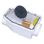 canplas 223254wpk1 pvc fullport backwater valve, 4-inch