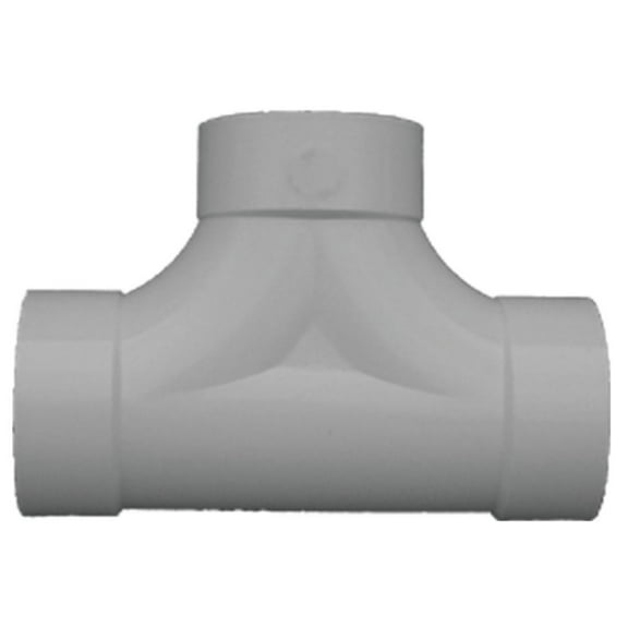 Canplas 414155BC PVC Sewer 4-Inch Two-Way Cleanout