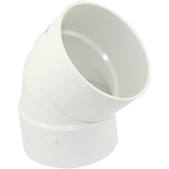 Canplas PVC Sewer Bend 414183BC - 3 1/8 Bend - Multicolor