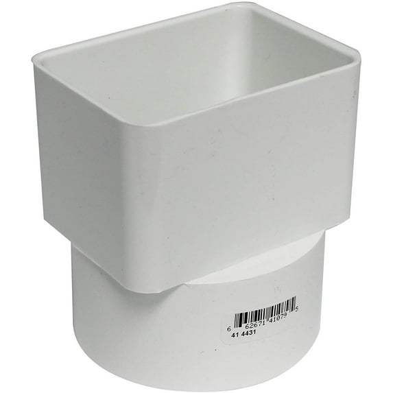 Canplas 414431BC PVC Sew - 2X3X3 Down Spout Adaptor