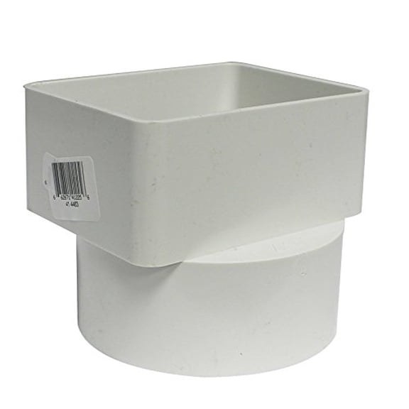 Canplas 414463BC PVC Sew 3X4X4 Flush Down Spout Adaptor Pack of 3