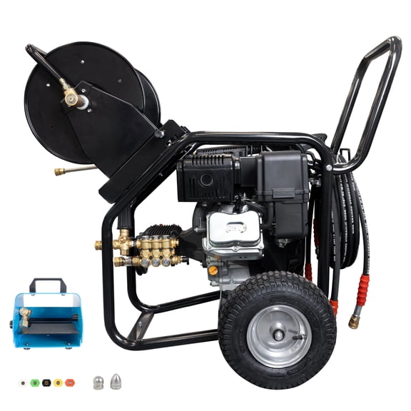 Canpump 2-in-1 Sewer Jetter & Pressure Washer: 3200 psi @ 5.7 US US gpm, 420cc Engine