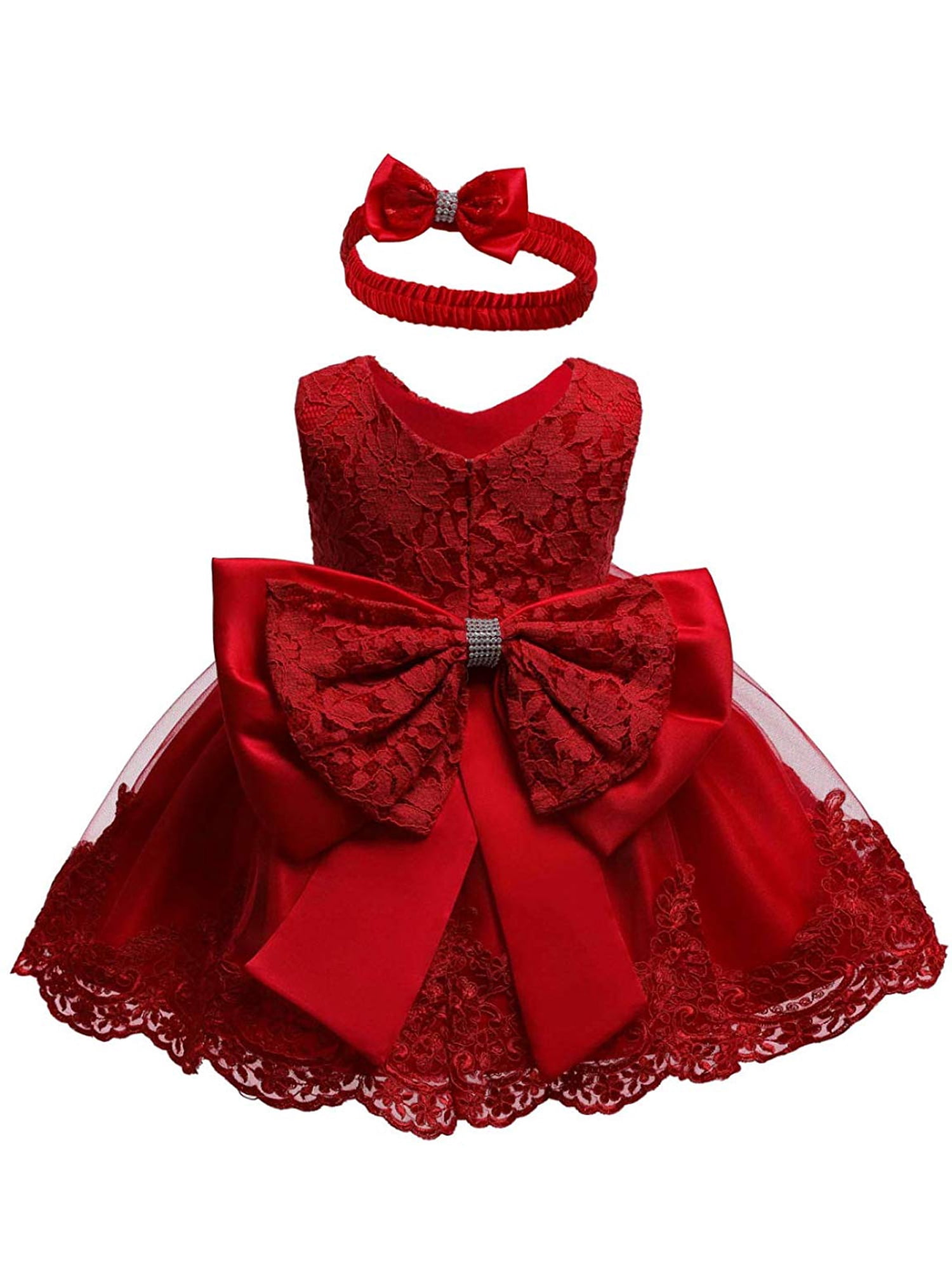 JEATHA Toddler Flower Girl Dress - High-Low Hem, V-Back Lace Princess Dress For Weddings & Parties