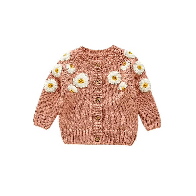 Casual Embroidered Long-Sleeved Knit Cardigan Casual Embroidered Long-Sleeved Knit Cardigan