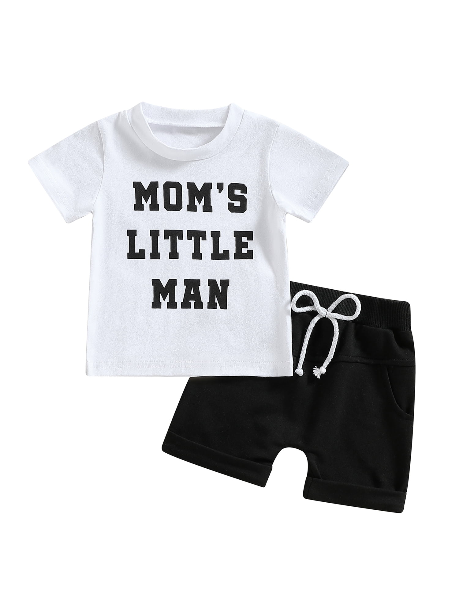 Canrulo Infant Toddler Baby Boy Summer Clothes Short Sleeve Mama's ...