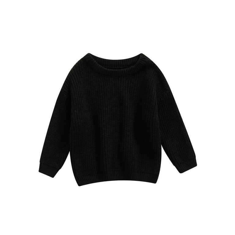 Baby girl top black sweater