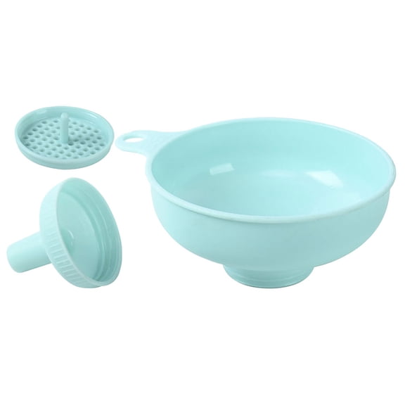 Wide Mouth Large Diameter Beverage Funnel for Cans and Spices, PP Plastic Funnel for Easy Pouring and Filling