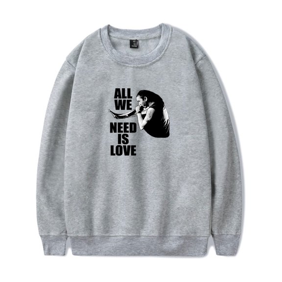 Canserbero ALL WE NEED IS LOVE Merch Men/Women Long Sleeve Crew Neck Sweater Men/Women Longsleeve Sweater