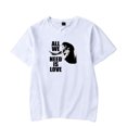 thumbnail image 1 of Canserbero ALL WE NEED IS LOVE Merch Men's and women's summer street wear Harajuku style pure cotton short sleeved T-shirt, 1 of 5